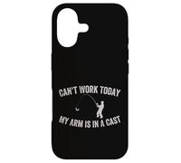 I Can't Work Today My Arm Is In A Cast Fathers Day Fishing Case for iPhone 17