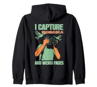 I CAPTURE MOMENTS AND WEIRD FACES Zip Hoodie