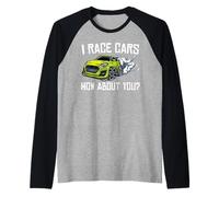 I Care Cars How About You Raglan Baseball Tee