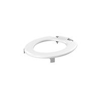 I.Care Heavy Duty Ring Seat White with Stainless Steel Hinges and Buffers 363mm x 424mm x 38mm - No Lid