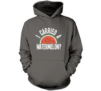 I Carried a Watermelon - Unisex Hoodie - Retro Movie Dancing L Grey