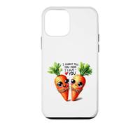 I Carrot Tell You How I Love You Pun Veggie Couple Case for iPhone 12 mini