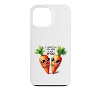 I Carrot Tell You How I Love You Pun Veggie Couple Case for iPhone 13 Pro Max