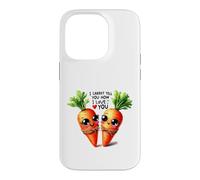 I Carrot Tell You How I Love You Pun Veggie Couple Case for iPhone 14 Pro