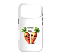 I Carrot Tell You How I Love You Pun Veggie Couple Case for iPhone 17 Pro