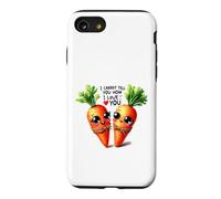 I Carrot Tell You How I Love You Pun Veggie Couple Case for iPhone SE (2020) / 7/8