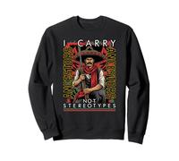 I Carry Ancestors Not Stereotypes History Art Cinco De Mayo Sweatshirt