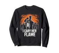 I carry her flame haunting halloween horror Sweatshirt