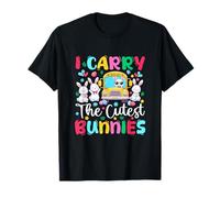 I Carry The Cutest Bunnies Easter Bunnies Bus Driver T-Shirt