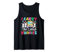 I Carry The Cutest Bunnies Easter Bunnies Bus Driver Tank Top