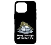 I Carry The Weight Of Melted Ice Climate Change Grief Case for iPhone 16 Pro