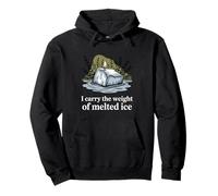 I Carry The Weight Of Melted Ice Climate Change Grief Pullover Hoodie