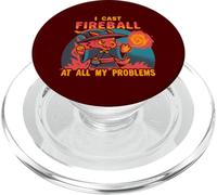I Cast Fireball at all my problems PopSockets PopGrip for MagSafe