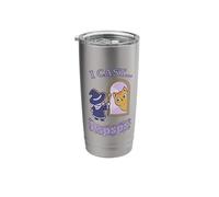 I Cast Pspsps Funny Fantasy Wizard Magic Cute Cat Lover Meme Stainless Steel Insulated Tumbler