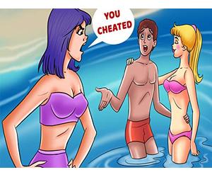 I caught my Bf and bestie at a deserted beach swimming - Love Relationship