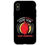 I Celebrating the Gift of Life Every Year - Heart Transplant Case for iPhone X/XS