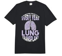 I Celebrating The Gift of Life Every Year - Lung Transplant Comfort Colors Adult Heavyweight T-Shirt