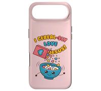 I CEREAL-SLY LOVE JESUS! - Funny Christian Pun - Hearts Case for iPhone Air