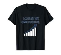 I Chart My Own Success STEM Bar Graph Design T-Shirt