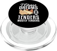 I Chase Dreams And Chicken Tender PopSockets PopGrip for MagSafe