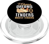 I Chase Dreams And Chicken Tender PopSockets PopGrip for MagSafe