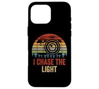 I Chase The Light Photography Photographer DSLR Camera Retro Case for iPhone 16 Pro Max