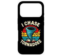 I Chase Tornadoes Funny Storm Chaser Graphic Case for iPhone 17 Pro