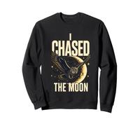 I Chased The Moon Word Stack Dreamer Sweatshirt