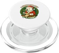 I Check The List 6-7 Polar Bear - Funny Christmas Meme Santa PopSockets PopGrip for MagSafe