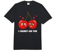I Cherry-Ish You - Funny Cherry Pun Jokes Red Cherries Comfort Colors Adult Heavyweight T-Shirt