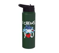 I Chews You - Shark Lovers Wildlife Marine Biologist Science Stainless Steel Insulated Water Bottle