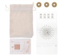 I Ching for Learning and Collecting, Plastic and Paper Material Paper Cards Set Featuring Sixty-four Hexagrams with Unique Design, Ancient Chinese Divination Guide Cards