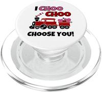 I Choo Choo Choose You Valentine’s Train Enthusiast PopSockets PopGrip for MagSafe