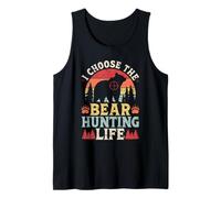 I Choose Bear Hunting Life Outdoors Adventure Bear Hunting Tank Top