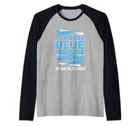 I Choose Blue for Fight No One Talks About Prostate Cancer Raglan Baseball Tee