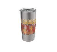 I Choose Burning Dramatic Meme Energy Chaos ||- Stainless Steel Insulated Tumbler