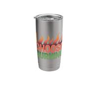 I Choose Burning Dramatic Meme Energy Chaos |- Stainless Steel Insulated Tumbler