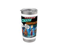 I Choose Frankenstein Funny Novelty Man or Bear Stainless Steel Insulated Tumbler