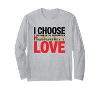 I Choose Humanity Love Palestine Long Sleeve T-Shirt