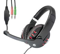 I-CHOOSE LIMITED 3.5mm Computer Headset with Stereo Microphone | GHS-402 | Zoom or Skype Multimedia PC | In-line Volume Control | Lightweight Overhead Headphones & Mic