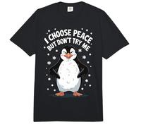 I Choose Peace But Don't Try Me Comfort Colors Adult Heavyweight T-Shirt