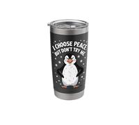 I Choose Peace But Don't Try Me Stainless Steel Insulated Tumbler