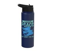 I Choose Peace But Don't Try Me Stainless Steel Insulated Water Bottle