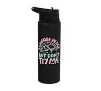 I Choose Peace But Don't Try Me Stainless Steel Insulated Water Bottle