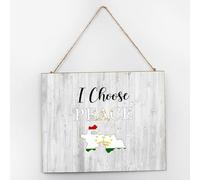 I Choose Peace Tajikistan Wood Pallet Wall Plaque Sign Flag Heroes Series Wood Sign Plaque 10x12 Inch National Flag Nautical Gifts Wall Art Décor Rustic Wooden Signs for Home Front Porch
