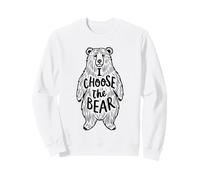 I Choose The Bear - Feminist Man Vs Bears Social Trend Meme Sweatshirt