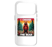 I Choose The Bear Funny Women's Debate Woods Predators Mom Case for iPhone 17 Pro