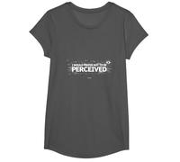 I Choose Violence: Do Not Be Perceived Graphic T-Shirt, Girls, Asphalt Grey, X-Small