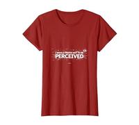 I Choose Violence: Do Not Be Perceived Graphic T-Shirt, Women, Cranberry Red, Small