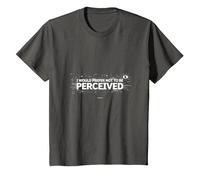 I Choose Violence: Do Not Be Perceived Graphic T-Shirt, Youth, Asphalt Grey, 3T